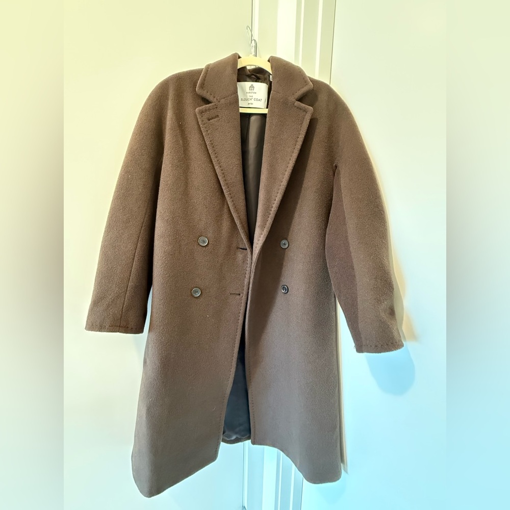[SOLD] Aritzia The Slouch™ Coat - (Re)Camel Wool, Burnt Cedar